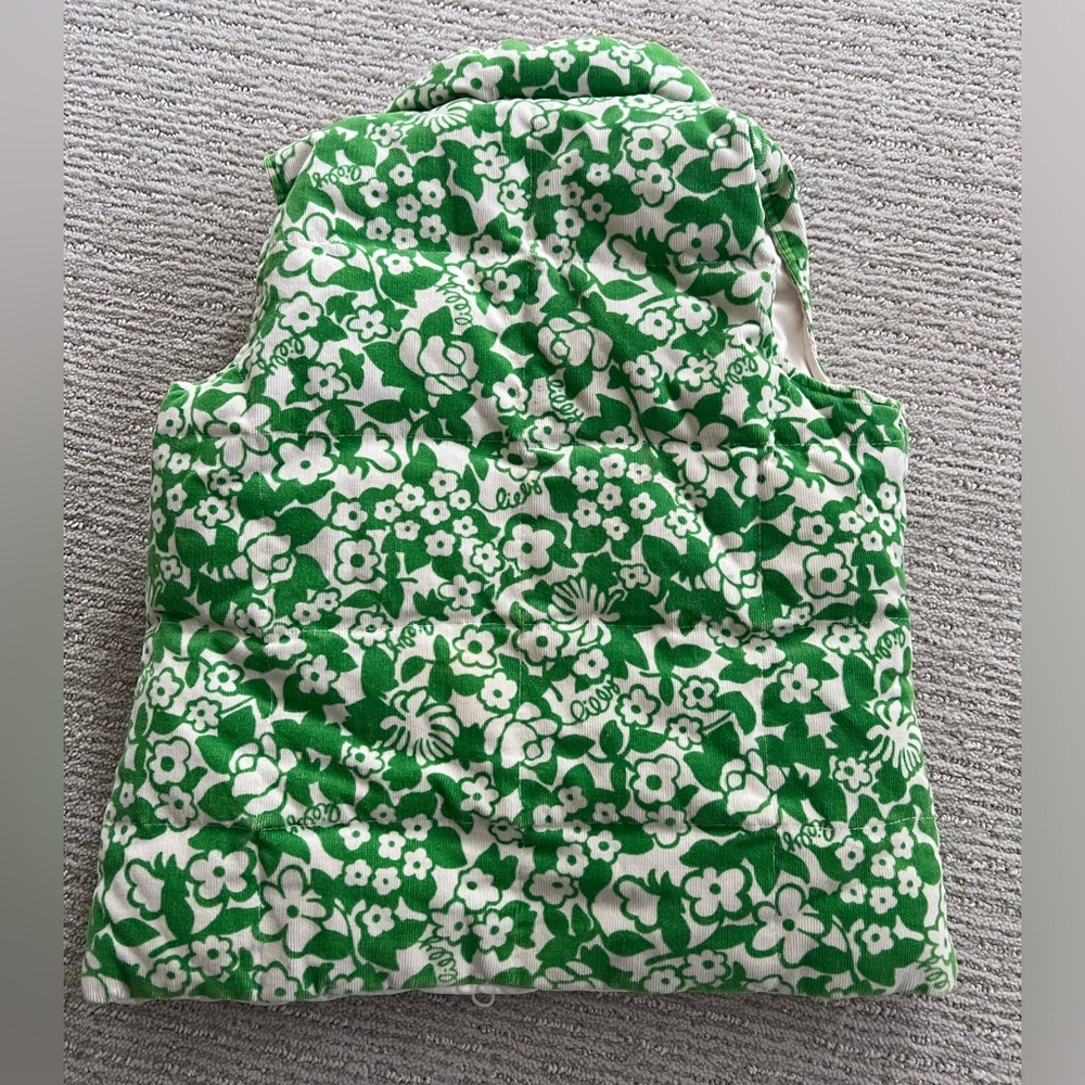 Lilly Pulitzer Girls Vest reversible Size 7 - Picture 4 of 5